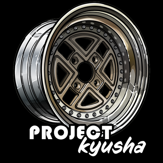 Clear background Obake wheel decal