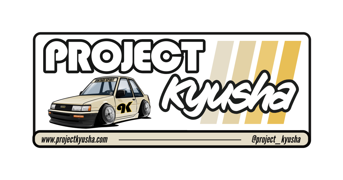 Project Kyusha AE86 bumper sticker