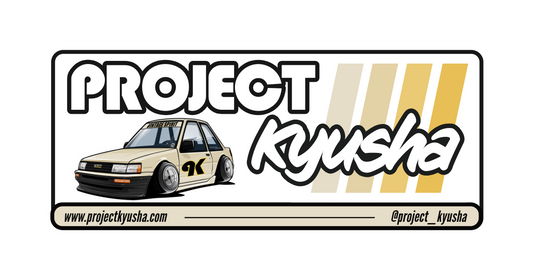 Project Kyusha AE86 bumper sticker